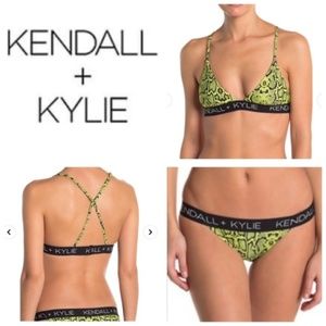 KENDALL & KYLIE 2 PIECE BIKINI SET (SNAKE COLLECTION)